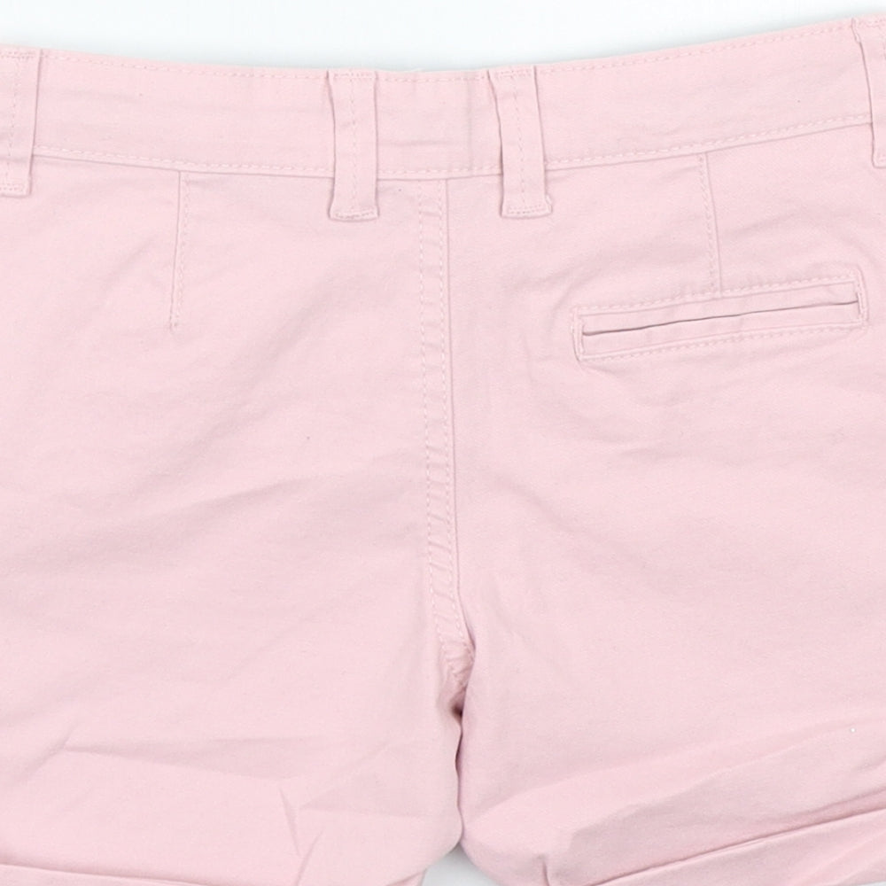 Denim & Co. Girls Pink   Cut-Off Shorts Size 4-5 Years