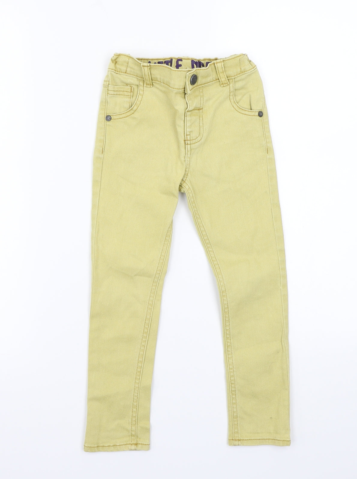 F&F Boys Beige   Straight Jeans Size 3-4 Years