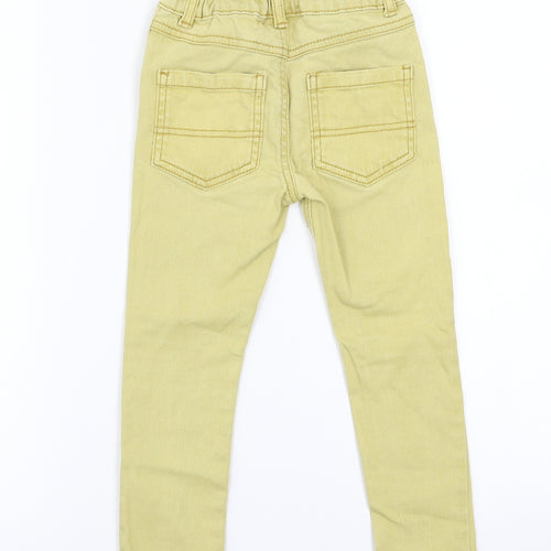 F&F Boys Beige   Straight Jeans Size 3-4 Years