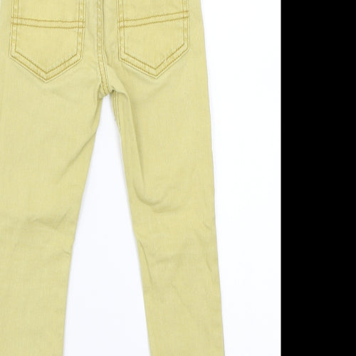 F&F Boys Beige   Straight Jeans Size 3-4 Years