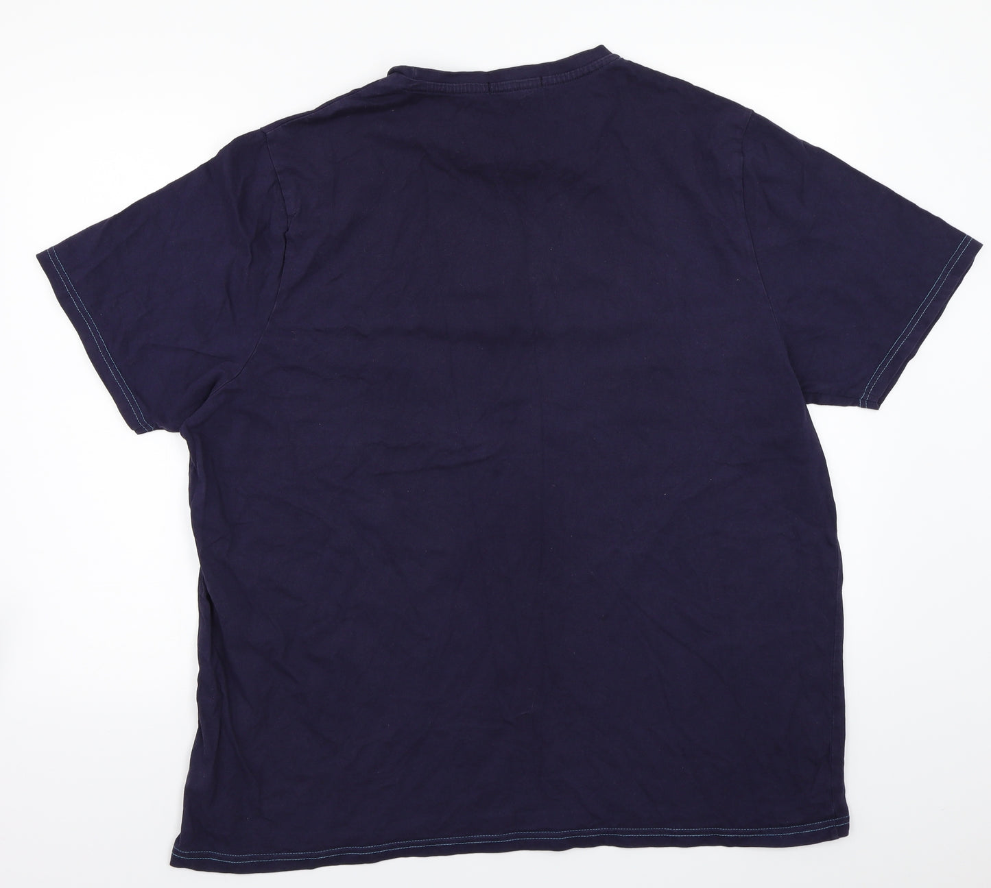 George Mens Blue  Canvas  T-Shirt Size 2XL