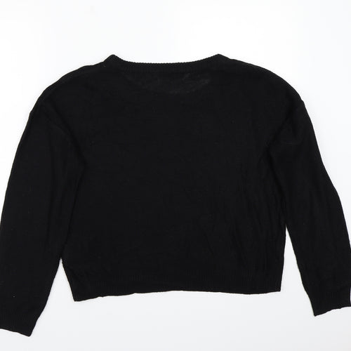 Bravesoul Womens Black   Pullover Jumper Size 12