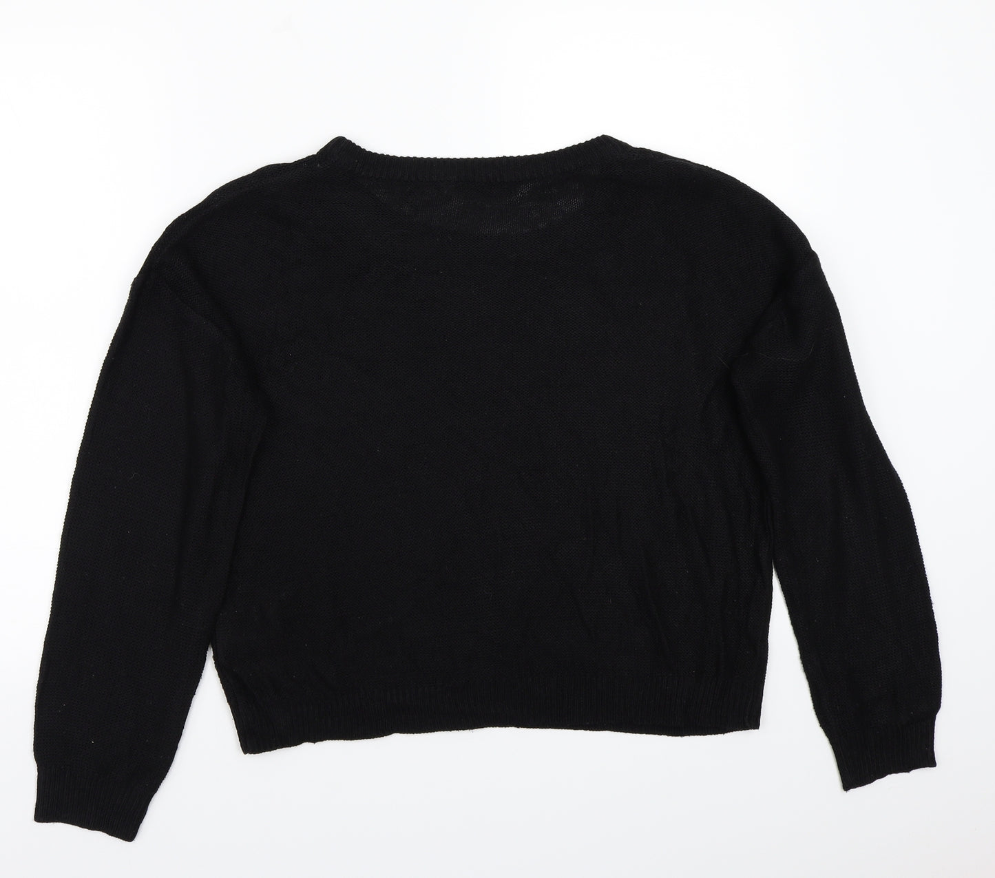 Bravesoul Womens Black   Pullover Jumper Size 12