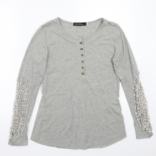 Zanzea Womens Grey   Basic T-Shirt Size S