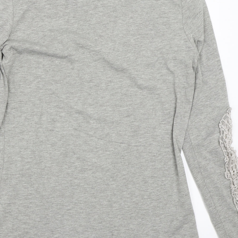Zanzea Womens Grey   Basic T-Shirt Size S