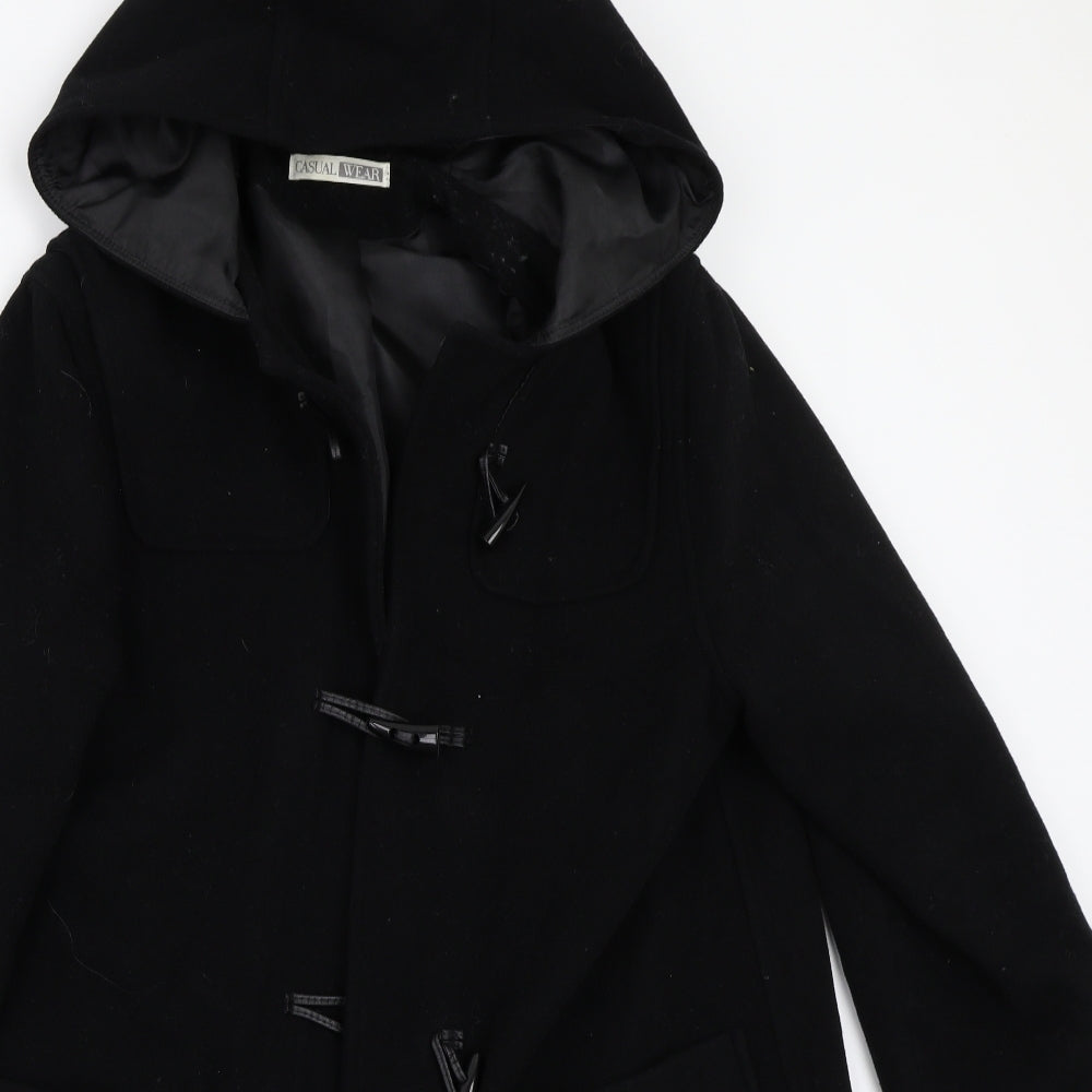 Casual Wear Womens Black   Jacket Coat Size 14