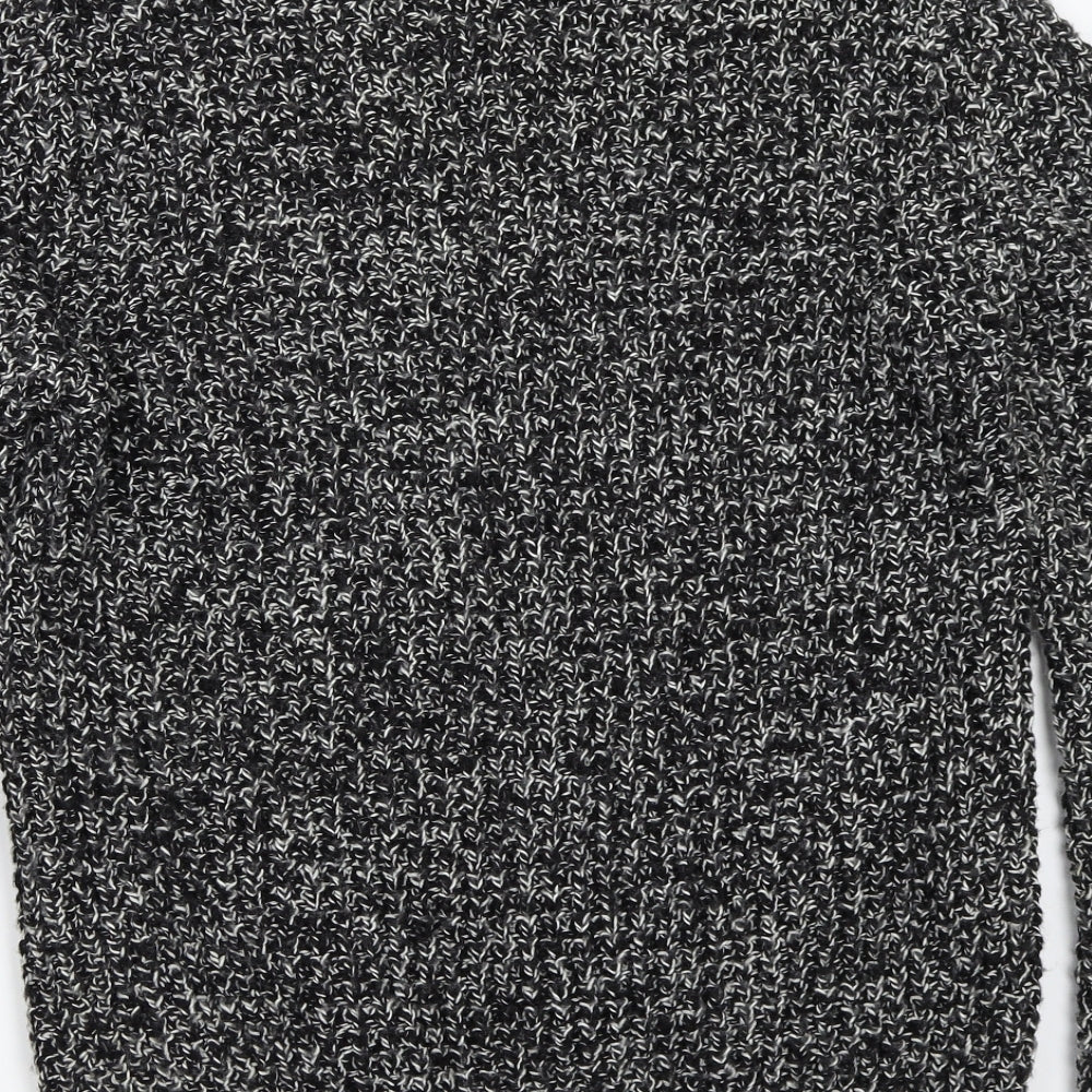 Topman Mens Black   Pullover Jumper Size S