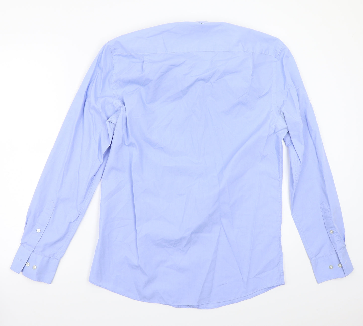 George Mens Blue    Button-Up Size 15