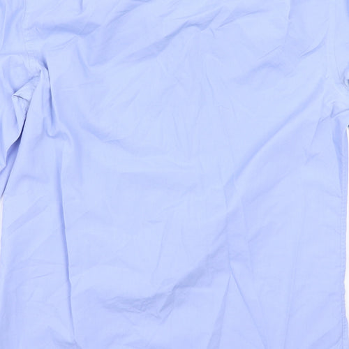 George Mens Blue    Button-Up Size 15