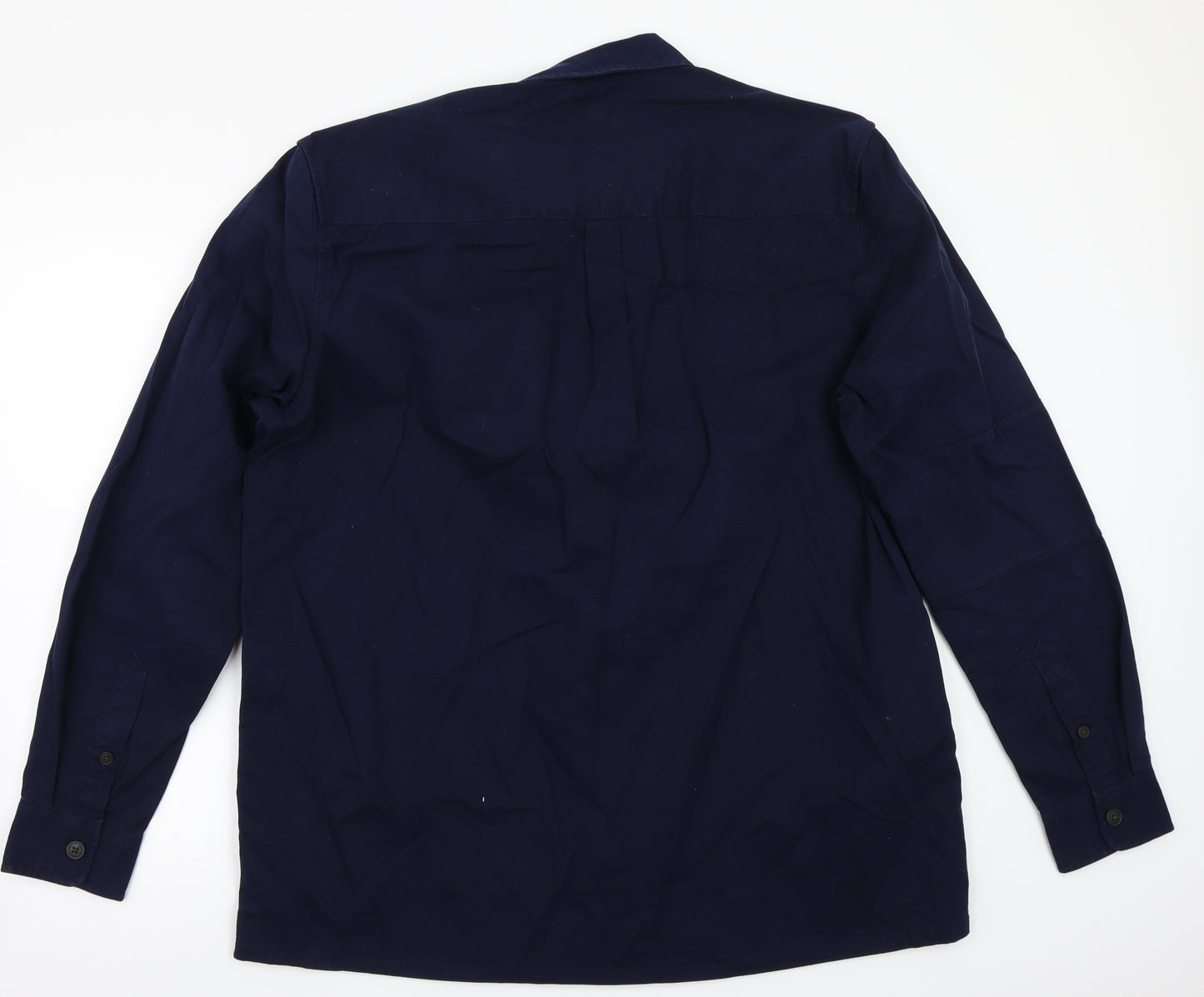 Easy Mens Blue    Button-Up Size 2XL