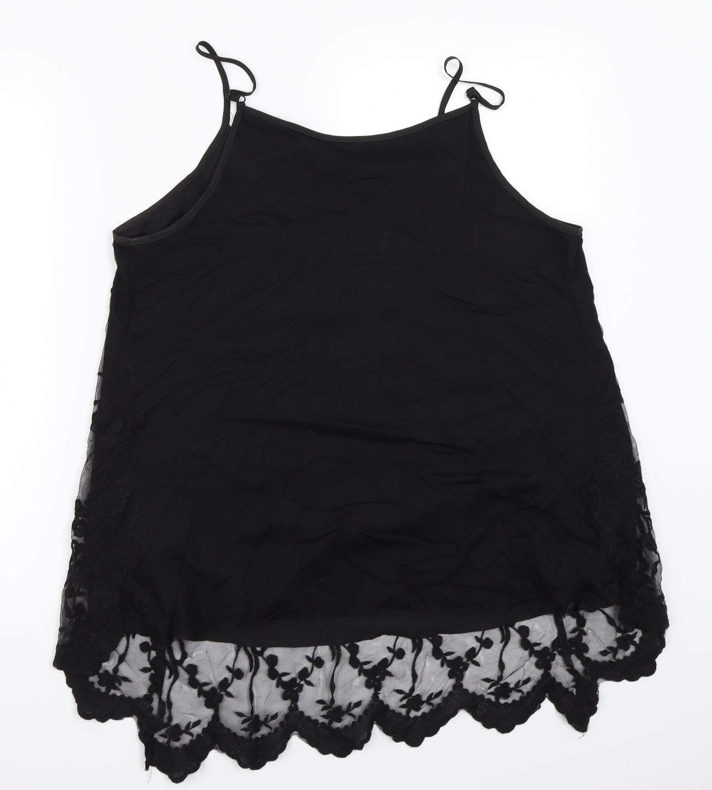 Sheilay Womens Black   Basic T-Shirt Size L