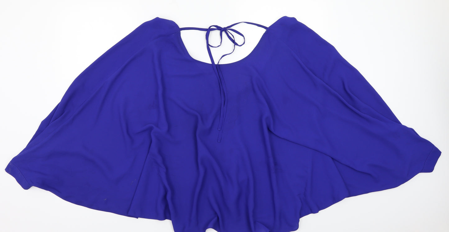 ASOS Womens Blue   Basic Blouse Size 14