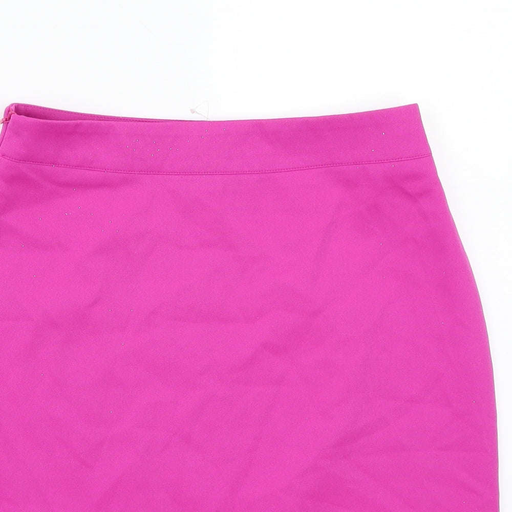 NB avenue Womens Purple  Rayon A-Line Skirt Size 10