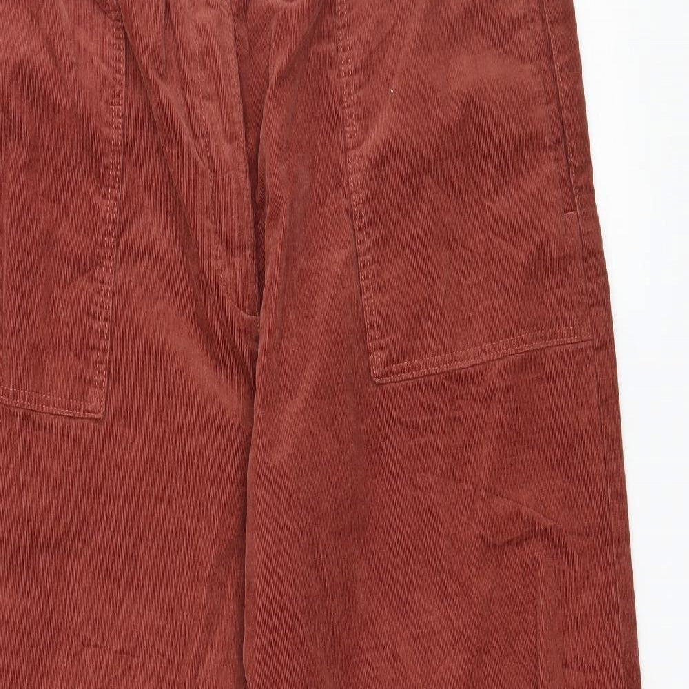 Per Una Womens Brown  Corduroy Rain Trousers Trousers Size 18 L27 in