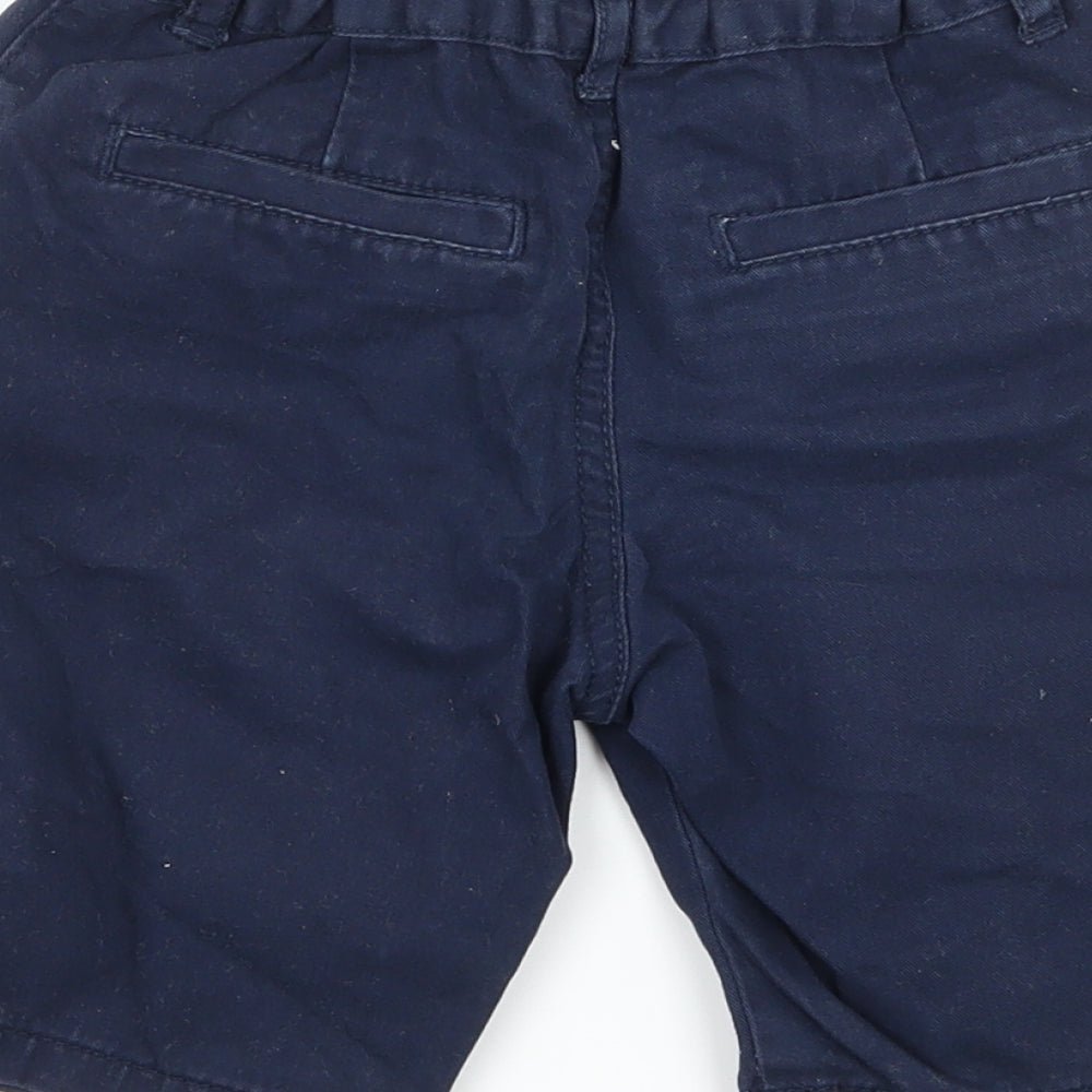 Primark Boys Blue   Chino Shorts Size 4-5 Years