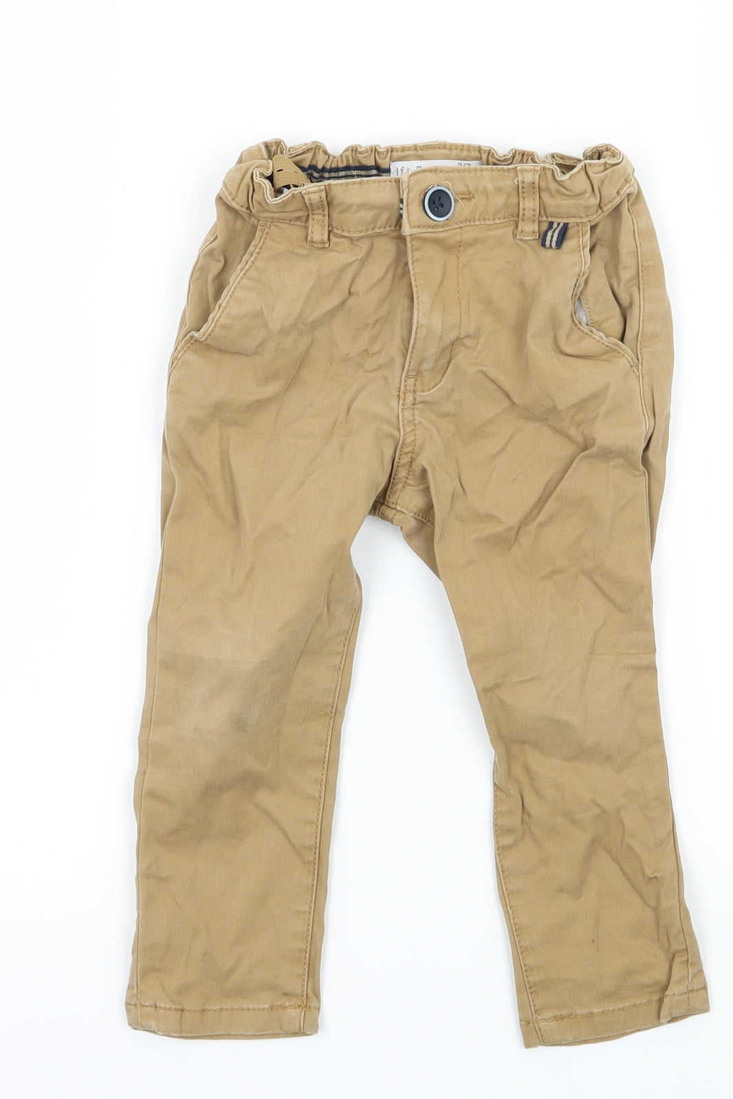 Lefties Boys Brown   Chino Trousers Size 2-3 Years