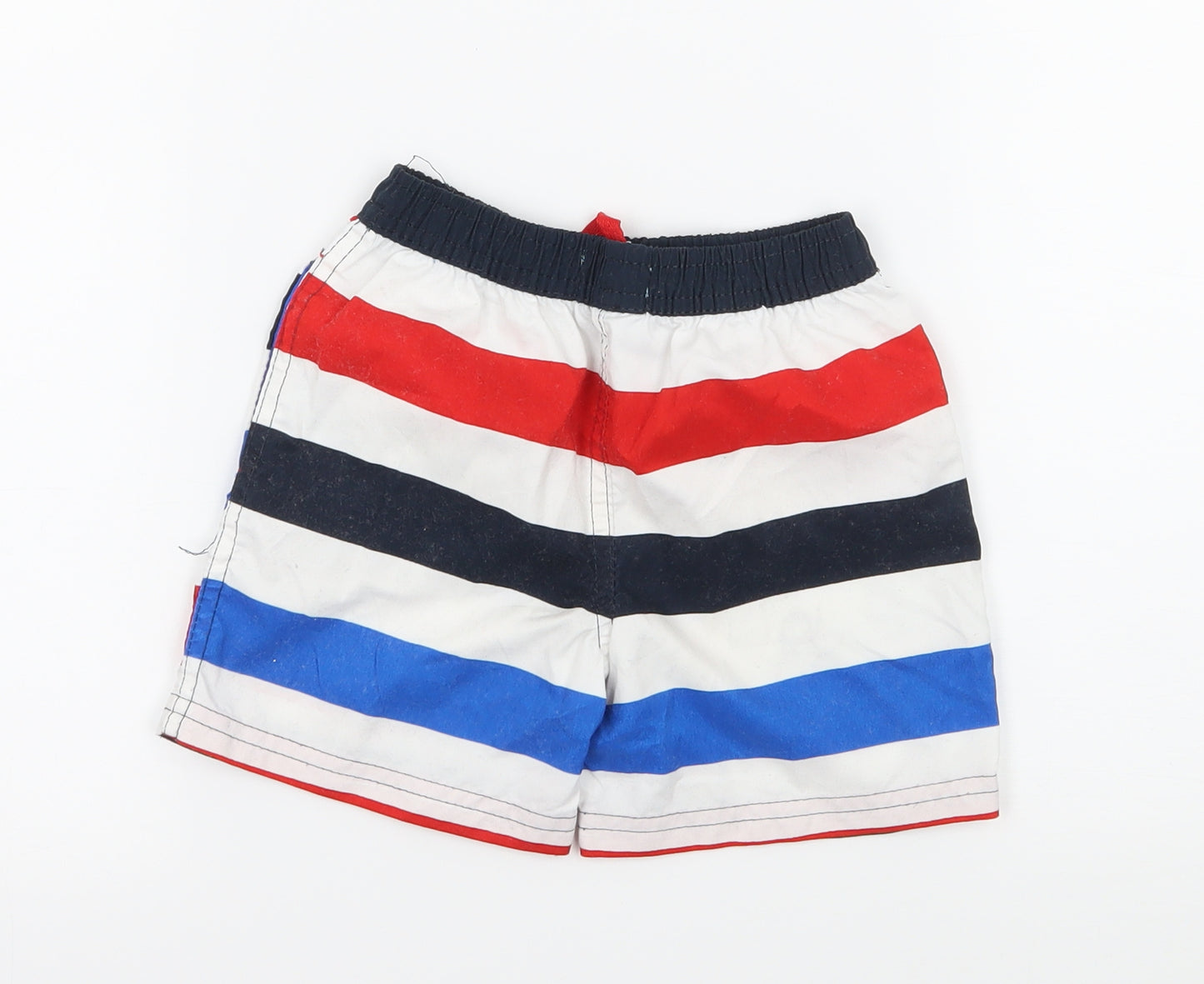Rebel Boys Multicoloured Striped  Cropped Trousers Size 12-18 Months