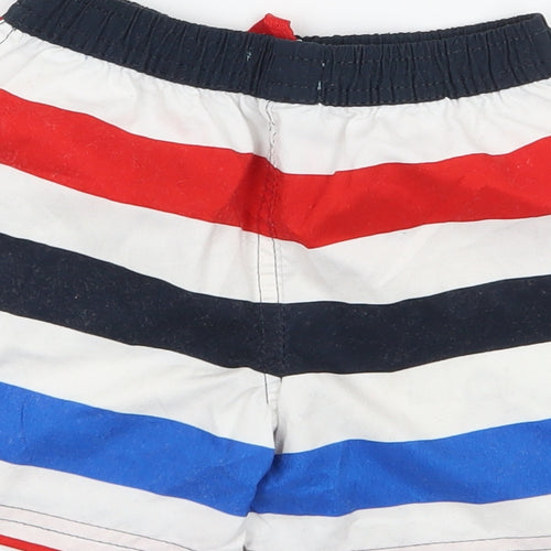 Rebel Boys Multicoloured Striped  Cropped Trousers Size 12-18 Months