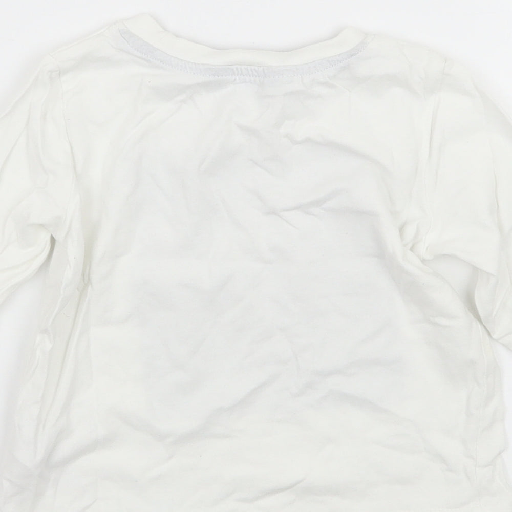 Primark Boys White Camouflage Jersey Basic T-Shirt Size 2-3 Years  - I Am Amazing
