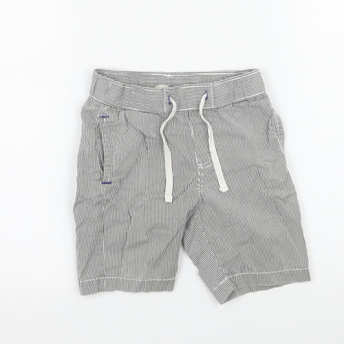 H&M Boys Grey Striped  Bermuda Shorts Size 4 Years