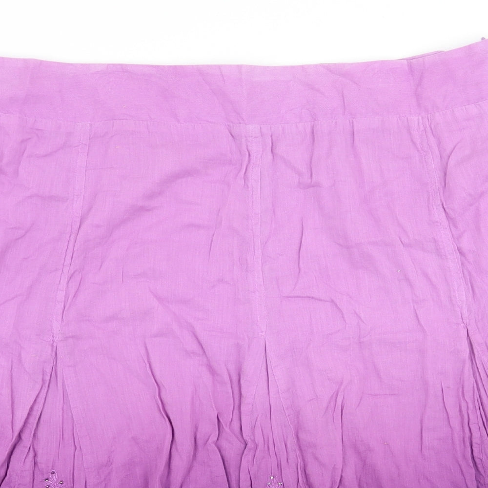 Klass Womens Purple   Flare Skirt Size 18