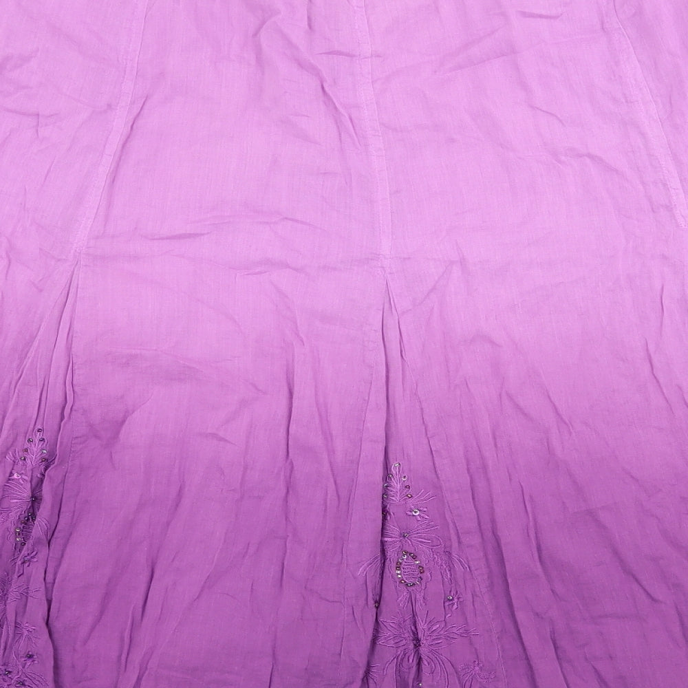 Klass Womens Purple   Flare Skirt Size 18