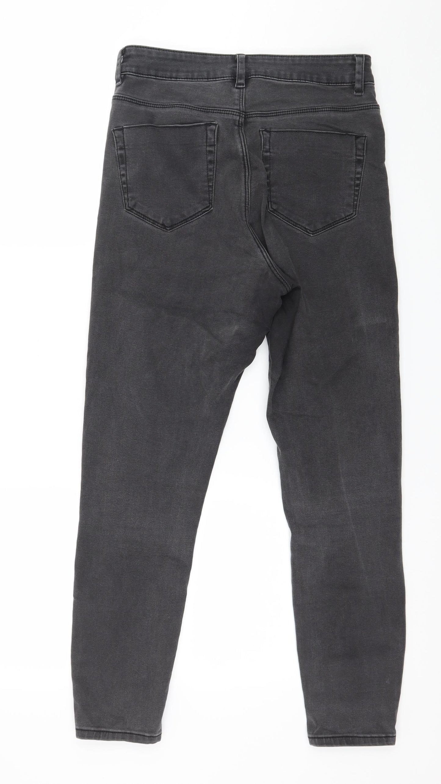 ASOS Womens Grey  Denim Skinny Jeans Size 28 in L30 in