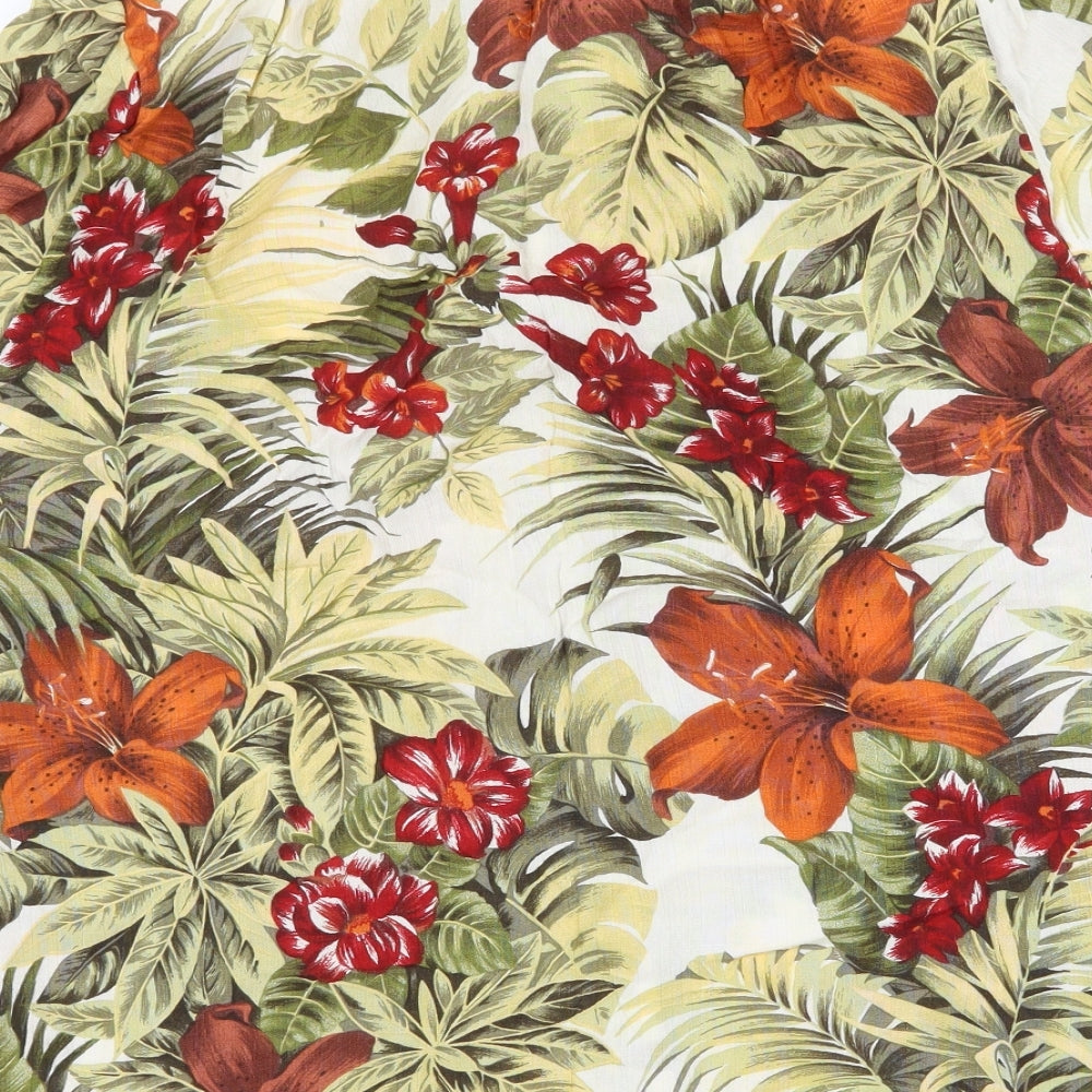 St Michael Womens Multicoloured Floral  Basic Blouse Size 16