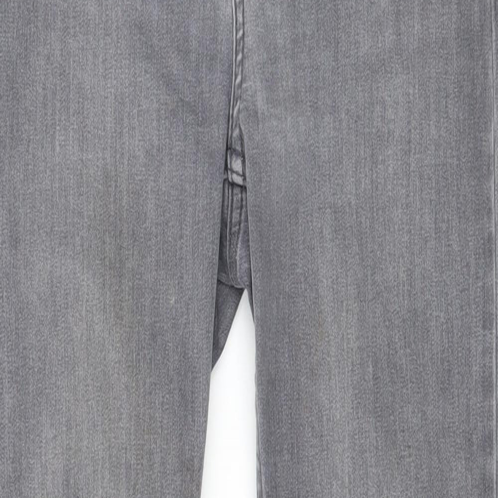 New Look Womens Grey  Denim Skinny Jeans Size 8 L26 in