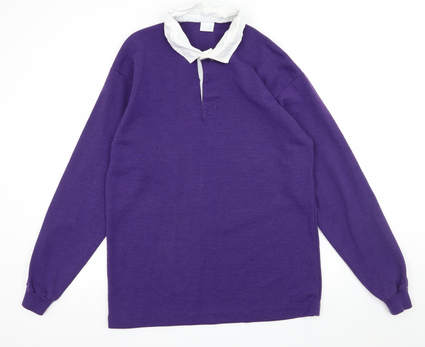 Willsport Mens Purple  Knit Pullover Sweatshirt Size XL