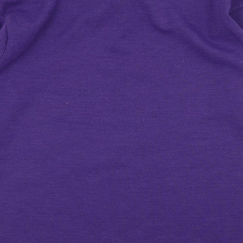 Willsport Mens Purple  Knit Pullover Sweatshirt Size XL