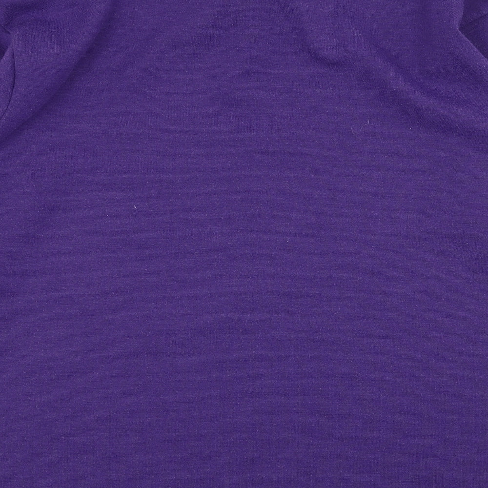 Willsport Mens Purple  Knit Pullover Sweatshirt Size XL
