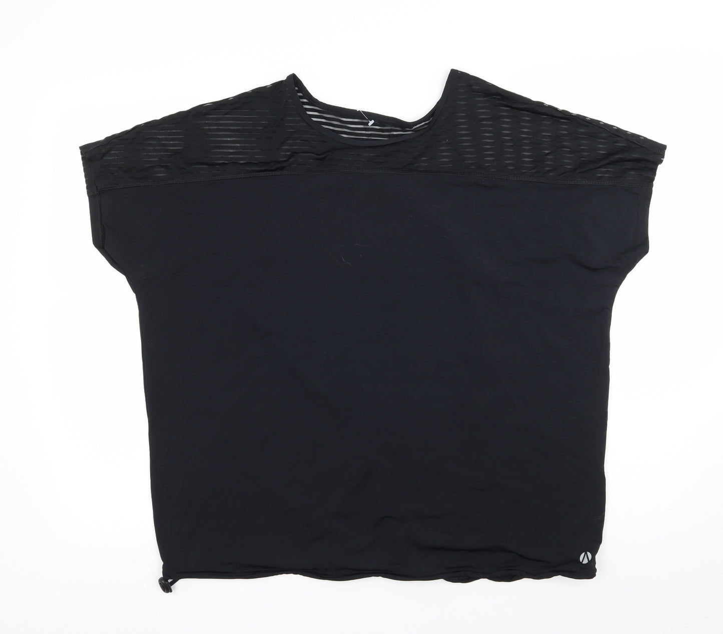Marks and Spencer Womens Black   Basic T-Shirt Size 16