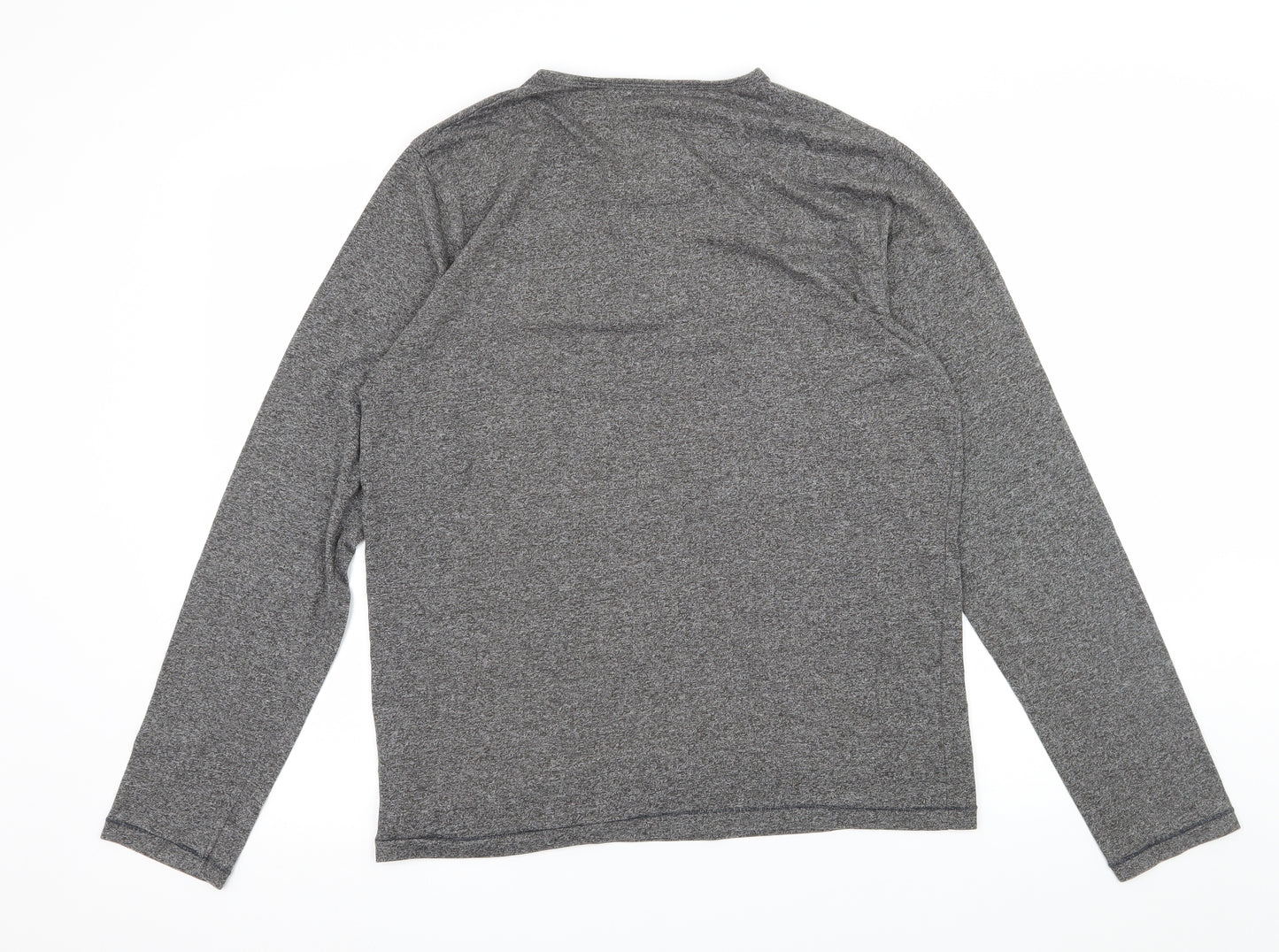 NEXT Mens Grey Solid Jersey  Pyjama Top Size M