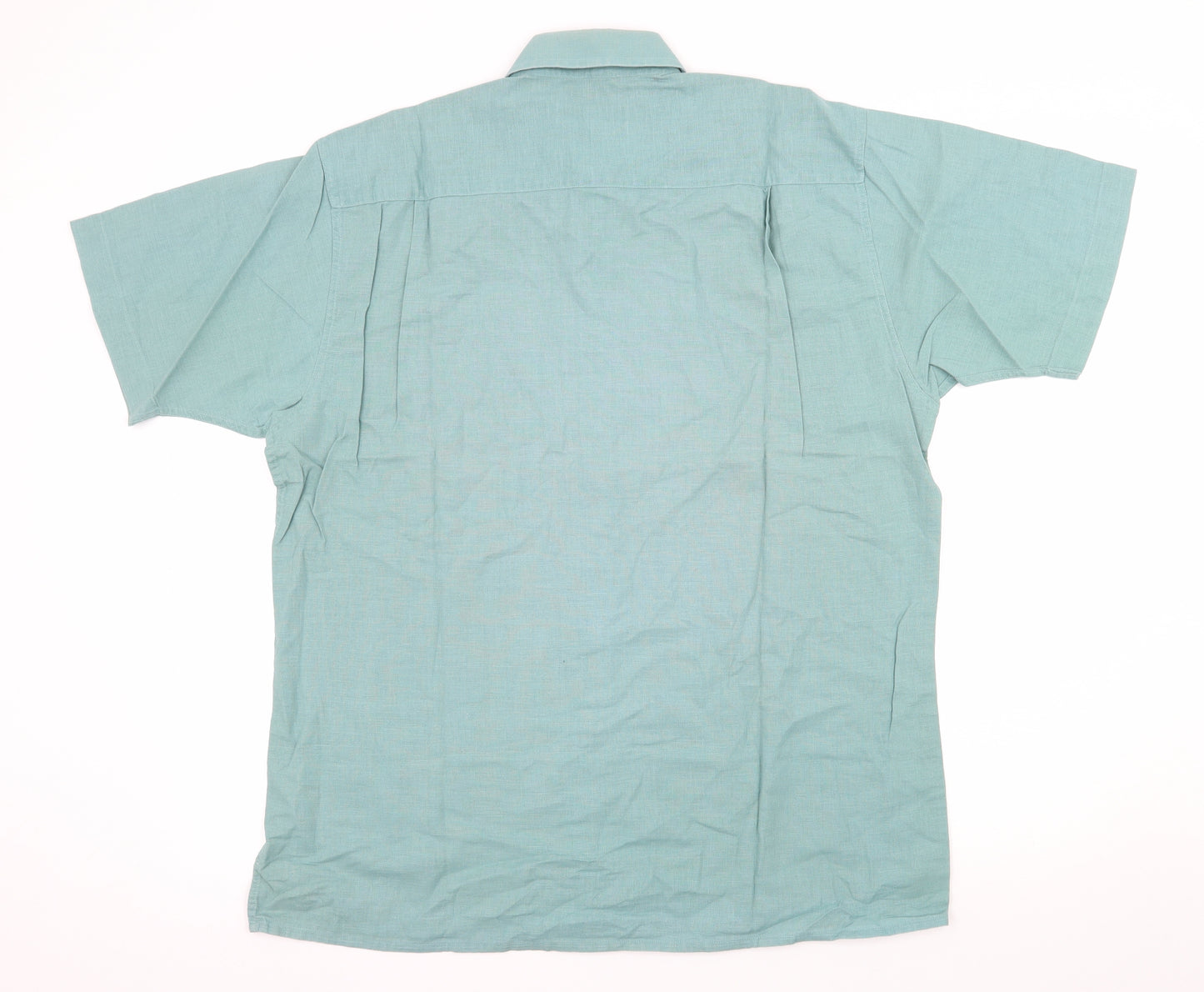 Classic Casuals Mens Green    Button-Up Size M