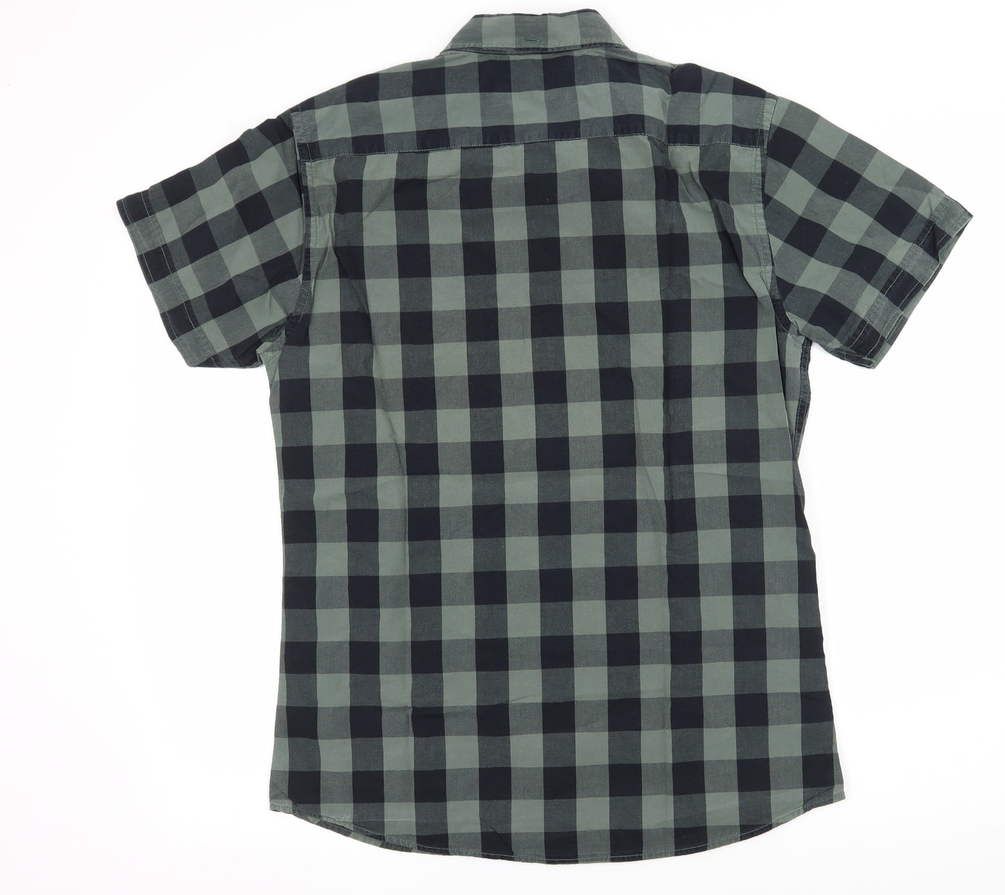TU Mens Clear    Button-Up Size M