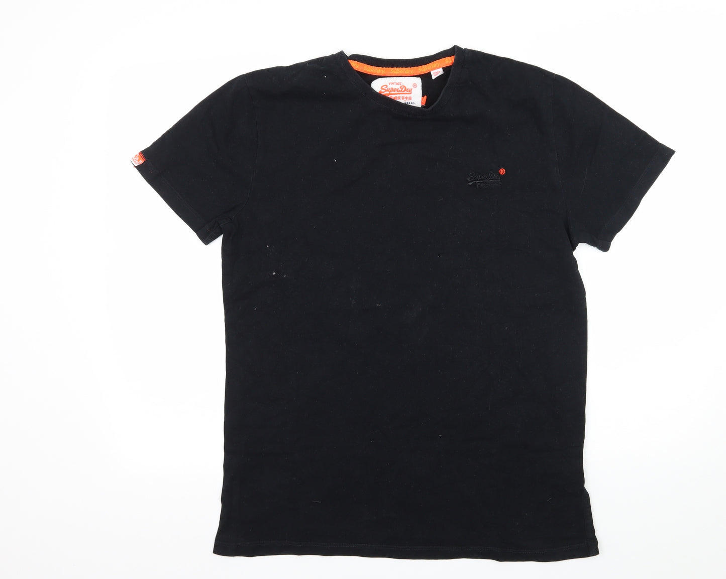 Superdry Mens Black  Jersey  T-Shirt Size L