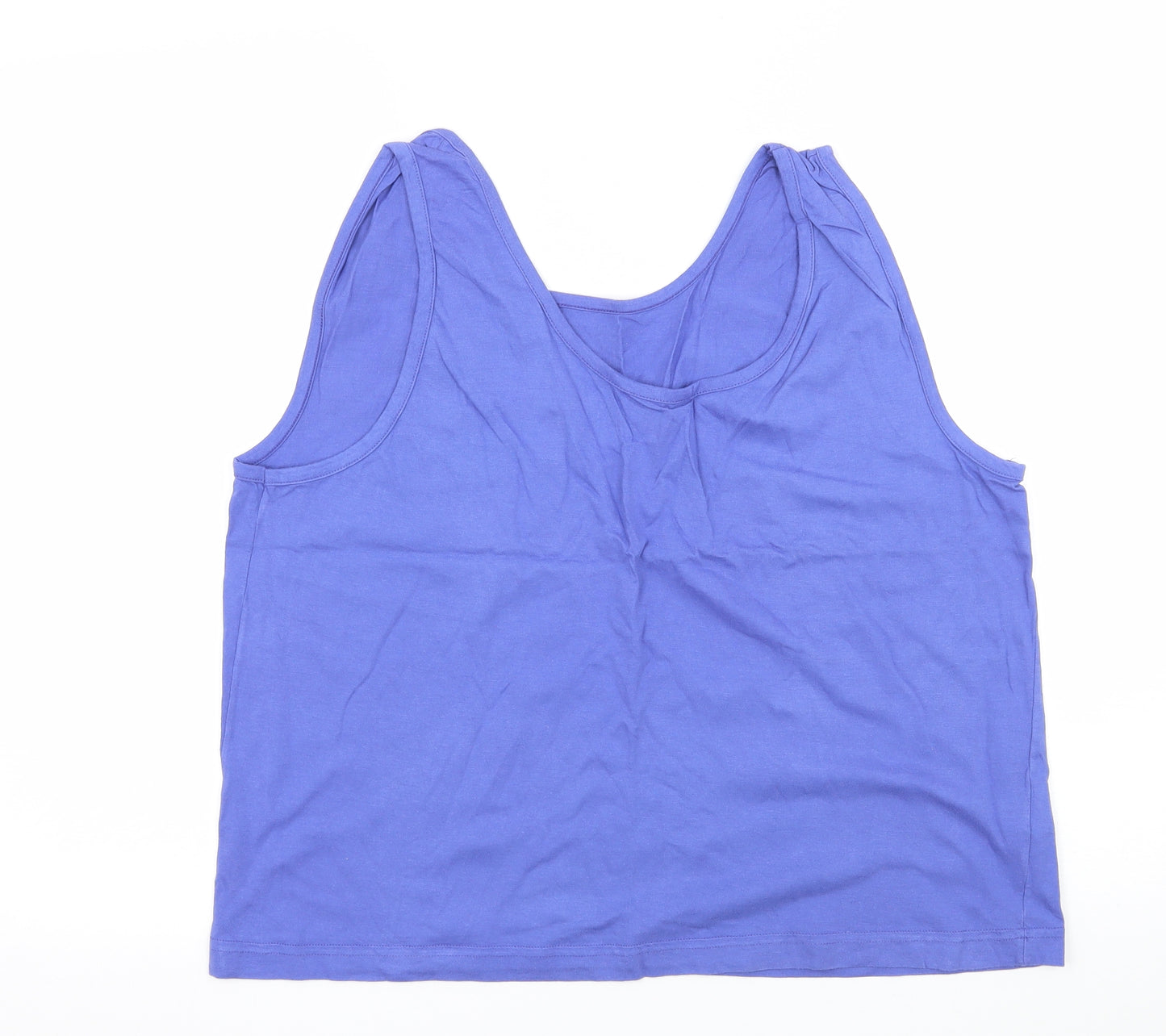 Preworn Womens Blue  Jersey  Tank Size 18