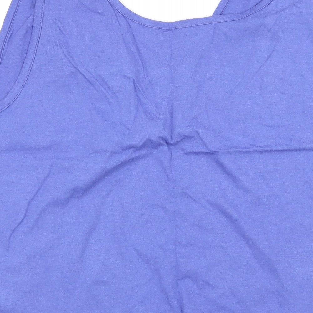 Preworn Womens Blue  Jersey  Tank Size 18