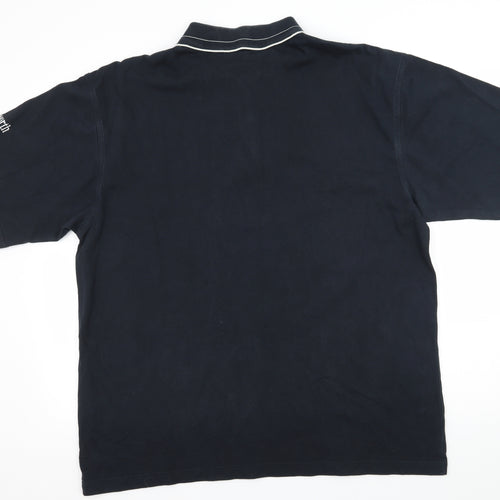 Ashworth Mens Blue  Jersey  Polo Size XL