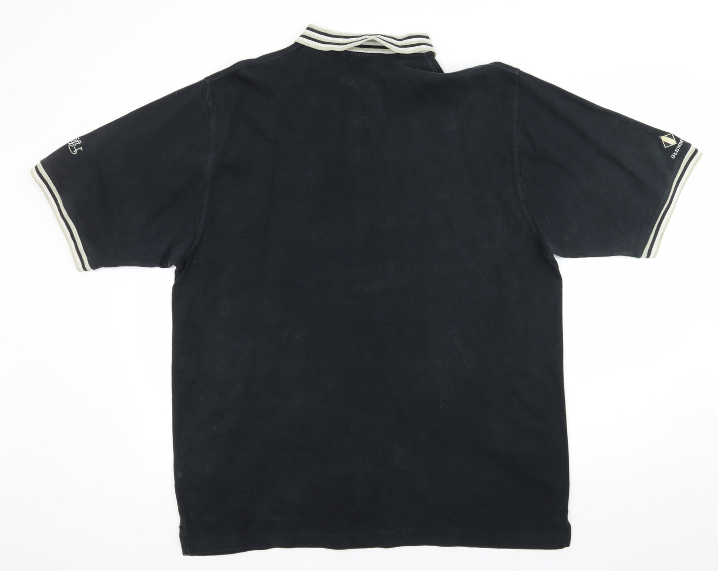 Glenmuir Mens Black  Jersey  Polo Size XL
