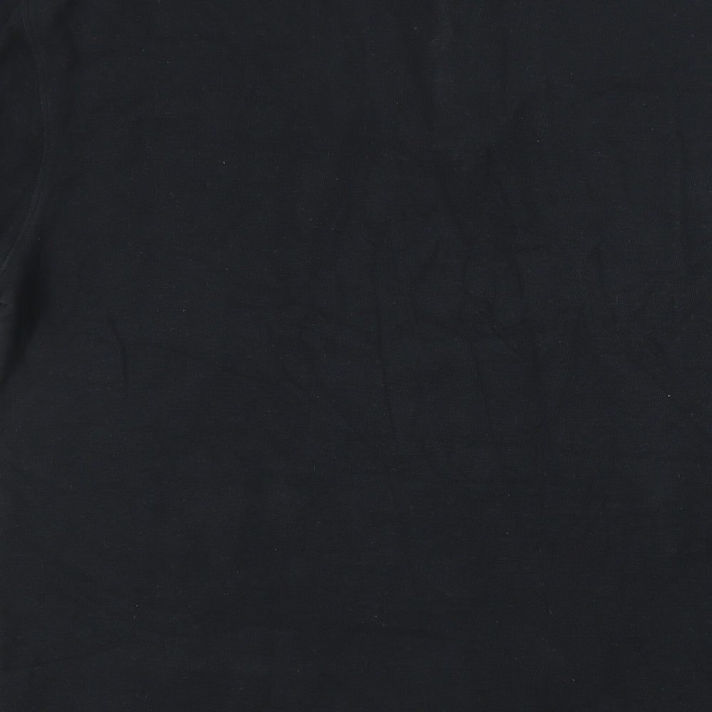 Lincoln Mens Black  Jersey  Polo Size XL