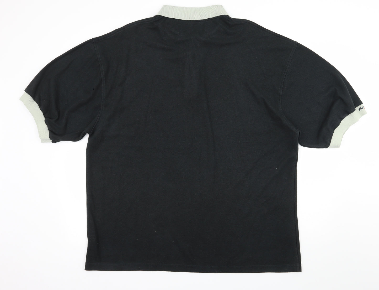 Karakai Mens Black  Jersey  Polo Size 2XL