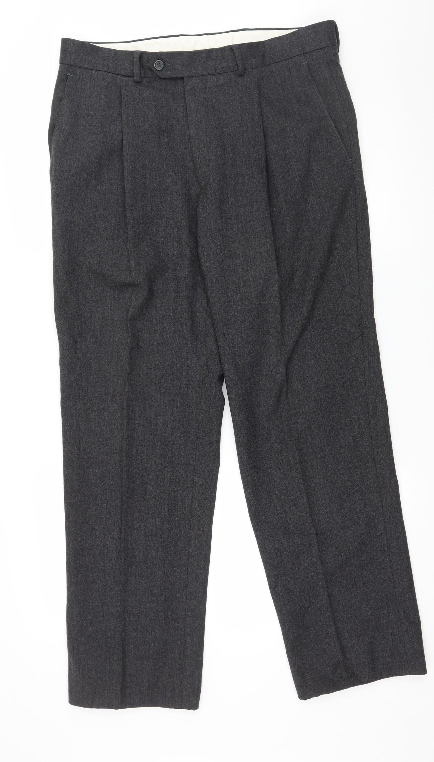 Jaeger Mens Grey   Trousers  Size 34 in L29 in