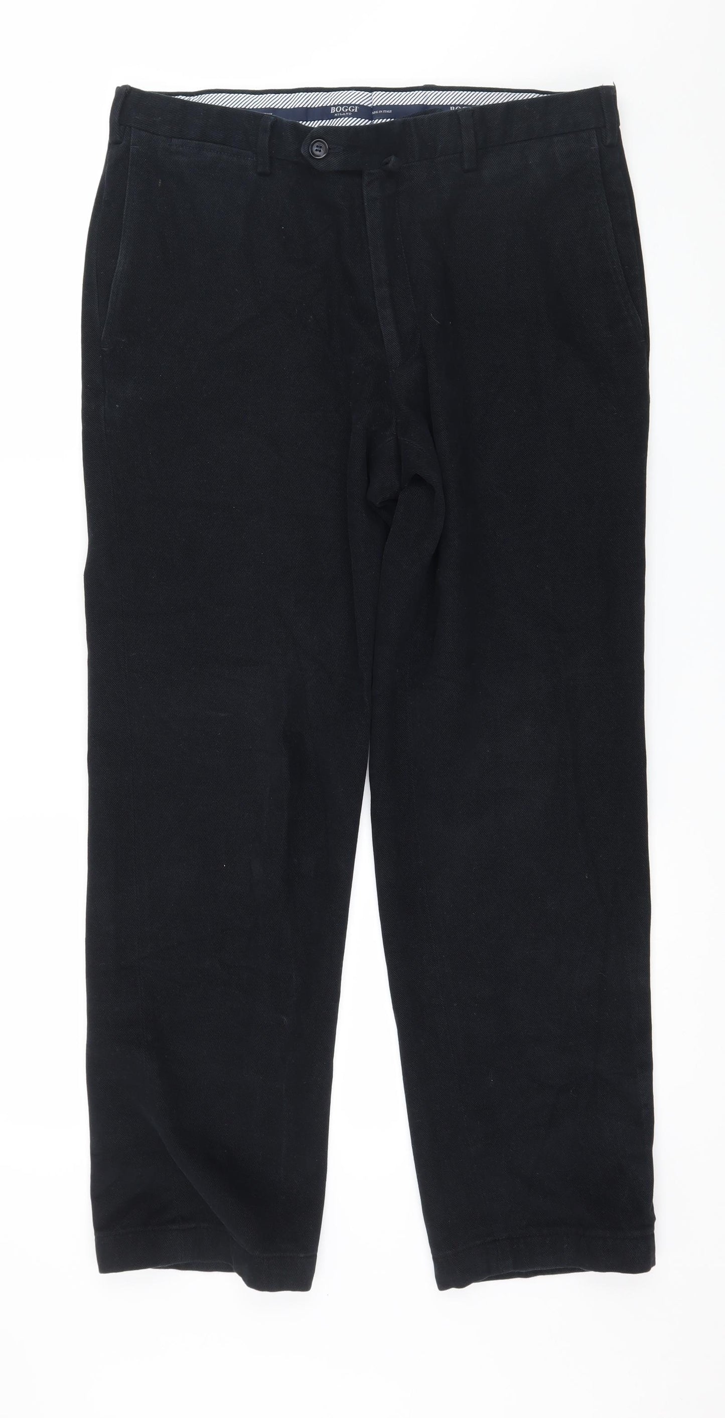 Boggi Milano Mens Blue   Trousers  Size 34 in L29 in