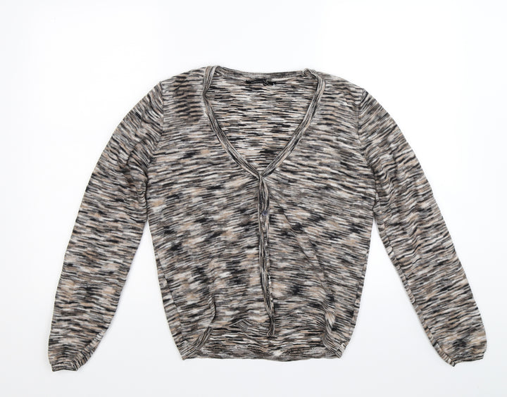 Monoprix Womens Brown Knit Cardigan Jumper Size S