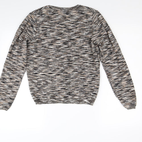 Monoprix Womens Brown  Knit Cardigan Jumper Size S