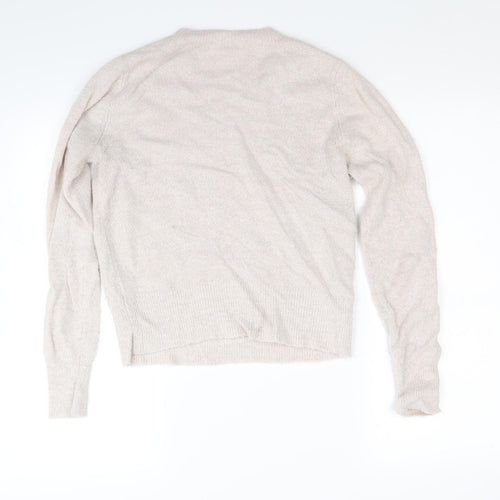 Preworn Womens Beige  Knit Pullover Jumper Size S