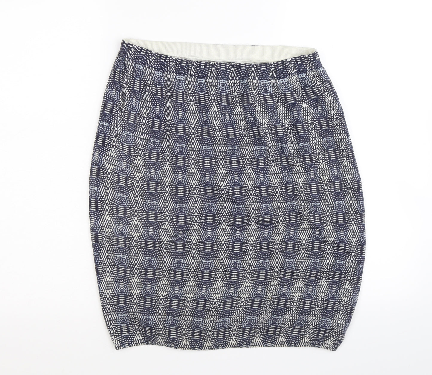 NEXT Womens Blue  Knit Bandage Skirt Size 14