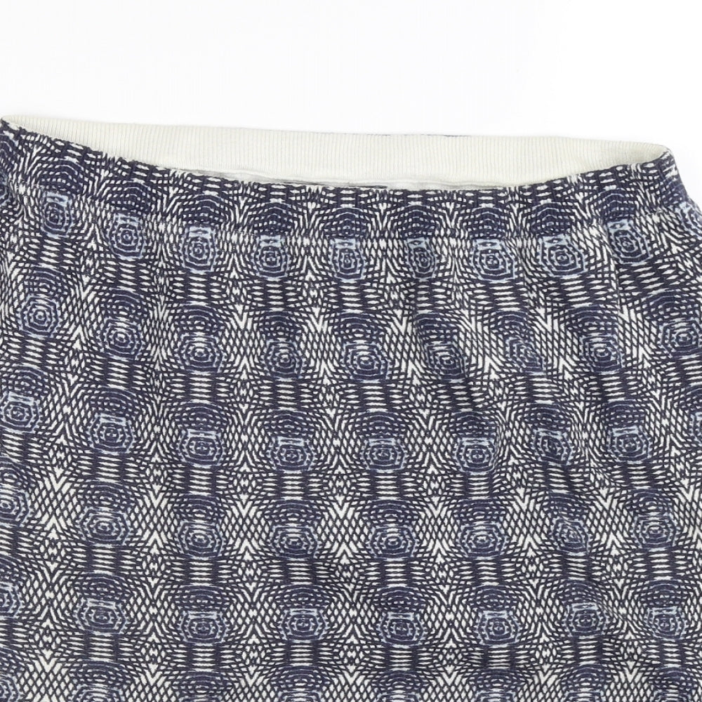 NEXT Womens Blue  Knit Bandage Skirt Size 14